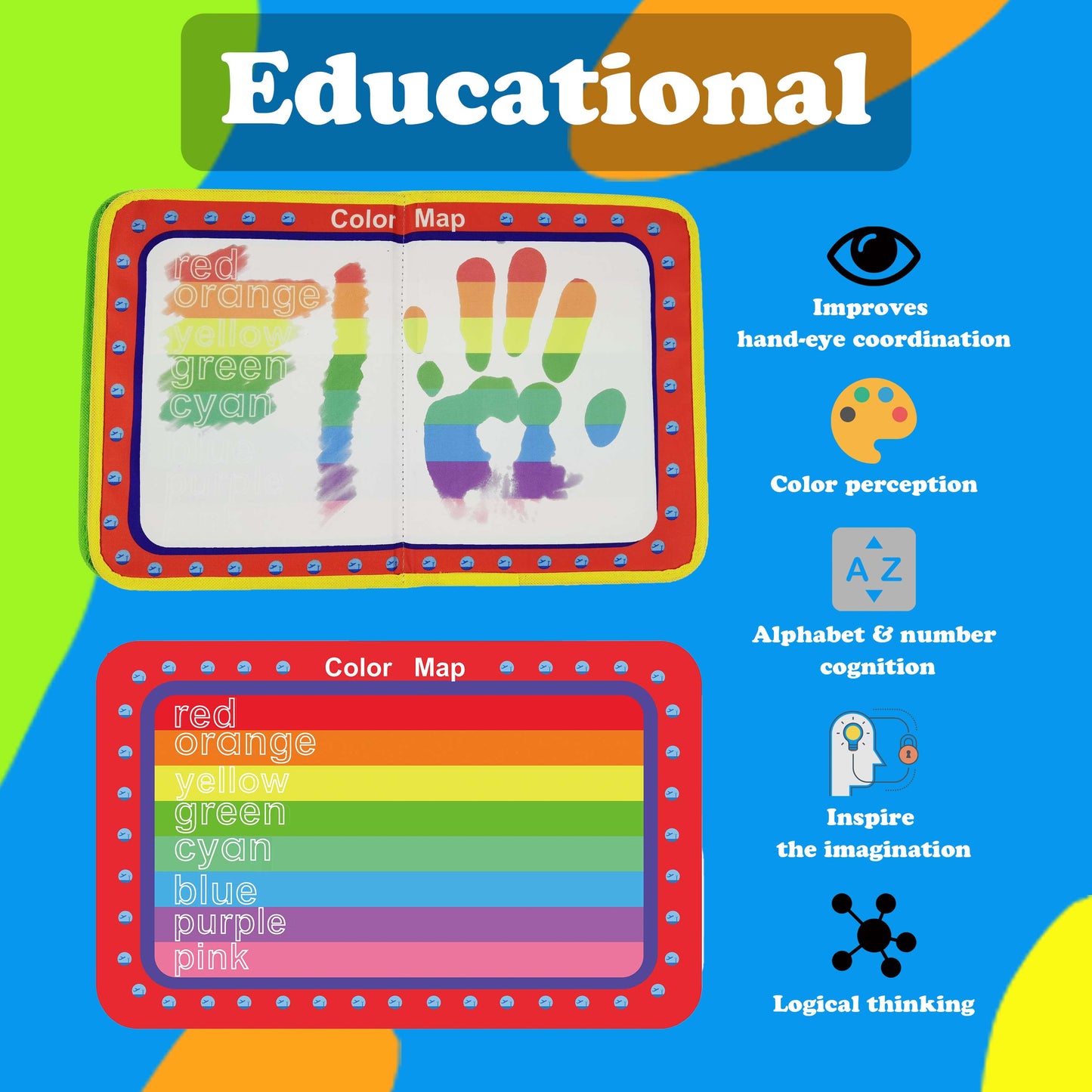 Toddler Montessori Educational Learning Toys Water Doodle Toys